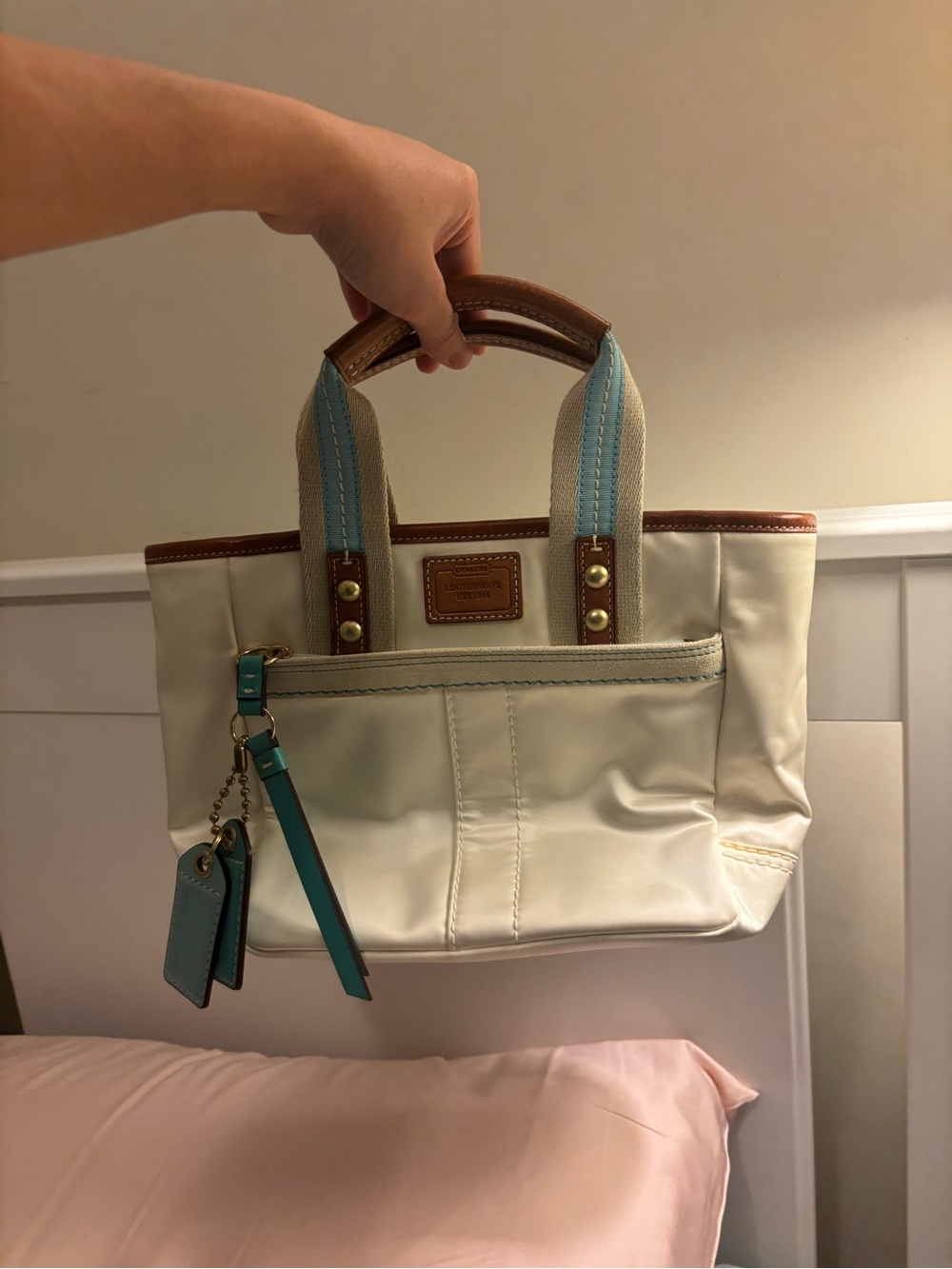 Vintage Coach Hamptons Mini Tote